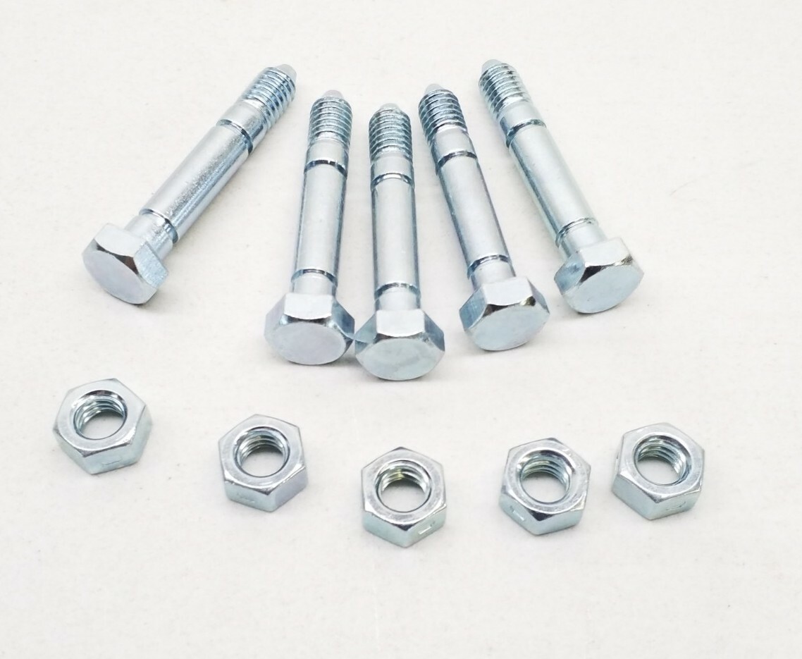 916 Rotary Shear Pins Nuts Fits Ariens 51001500 Fits Toro 3285-11