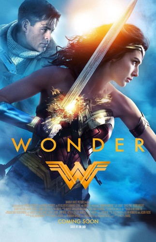 AA5955 Wonder Woman Film By Patty Jenkins 2017 Crew Movie Poster 11x17