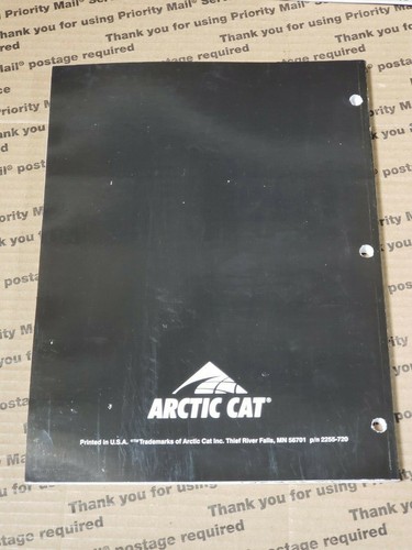 ARCTIC CAT Snowmobile 1998 EXT EFI Service Manual 2255-720 - Picture 3 of 3