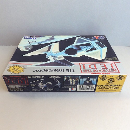 MPC Star Wars Return Of The Jedi TIE Interceptor Model Kit - Picture 4 of 9