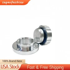 Aluminum Weld On Valve Bung Oil Fill Cap Modular Bolt Type Brodix Dart Natural