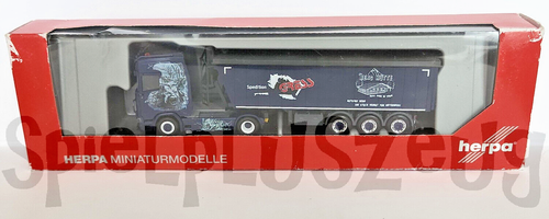 Herpa Scania CS 20 HD Kempf Kipp-Stöffelliner-Sattelzug Helmut Gress 1:87 - Bild 1 von 3