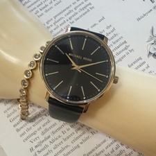 Michael Kors Pyper MK2747 Black Leather Watch