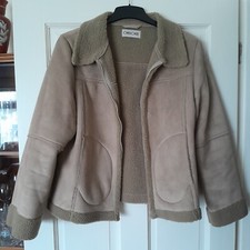 Fawn Women's Faux-suede Long Sleeve Jacket, Cherokee - Size 16