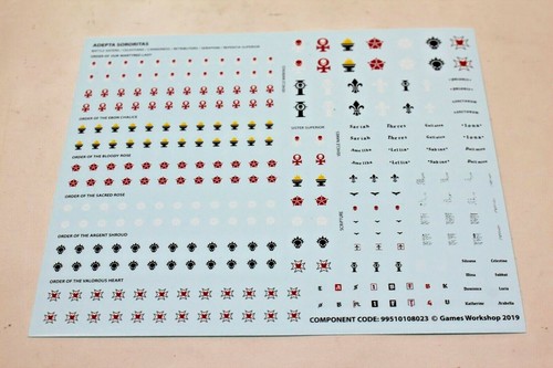Warhammer and Warhammer 40k Decal Sheets - Multiple Factions / Armies - Picture 40 of 46