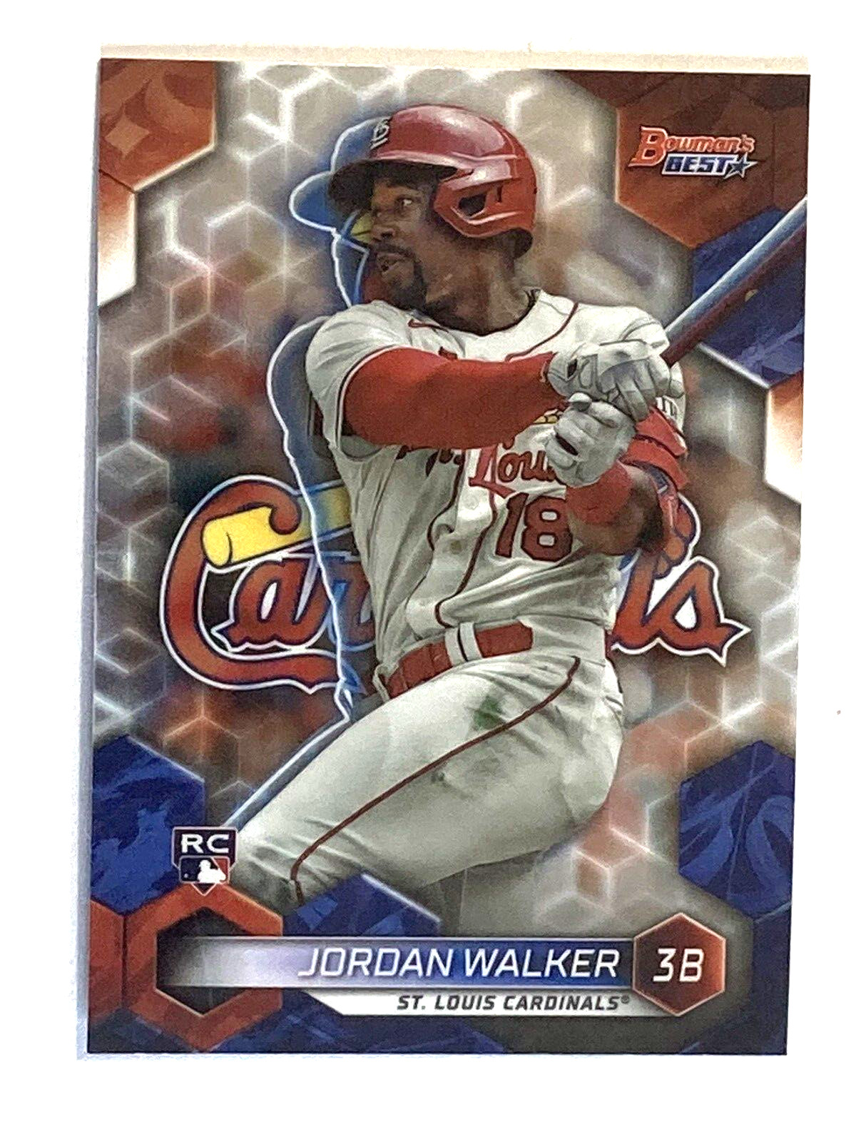 2023 Bowman's Best Jordan Walker Rookie Card #65 Cardinals