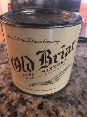 old briar tobacco tin Old Briar Vintage Pipe Mixture Tin