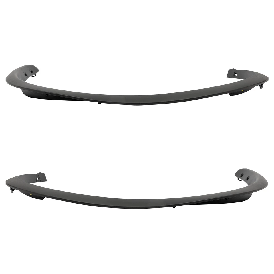 Front Pair Fender Trim Set For 2015-2021 Nissan Murano Textured Black Molding - Imagem 3 de 4