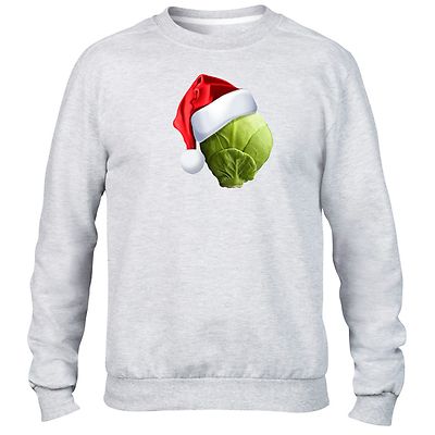 Sprout Hat Christmas Festive Jumper Sweater Funny Joke Dinner Gift Present Kids 