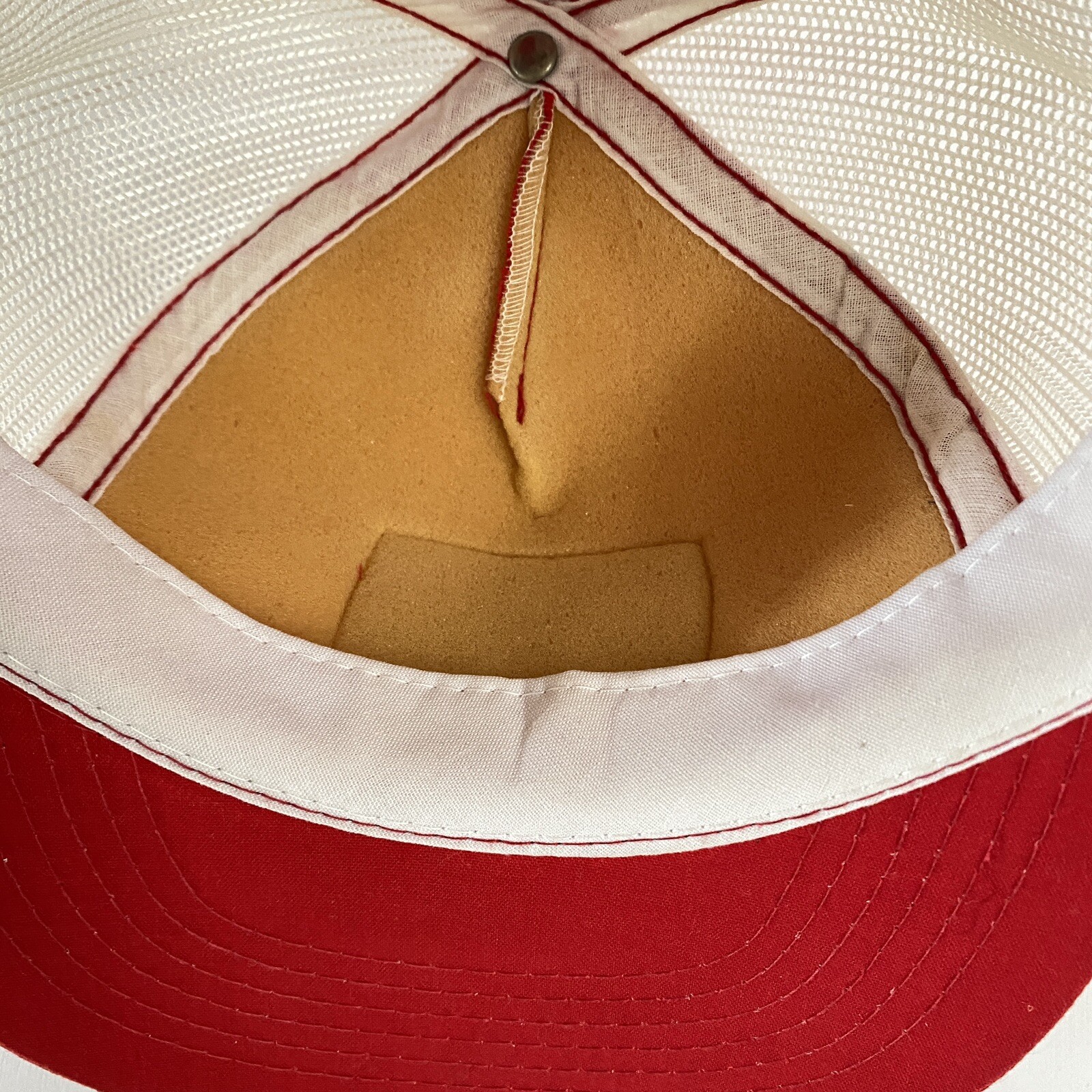 Vintage Red Corvette Patch Mesh Snapback Trucker … - image 7