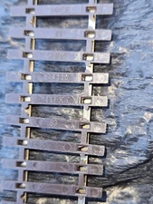 HO GUAGE SUPER FLEX 36" LONG FLEX TRACK, 5 PIECES IN THE GROUP, SEE PHOTOS