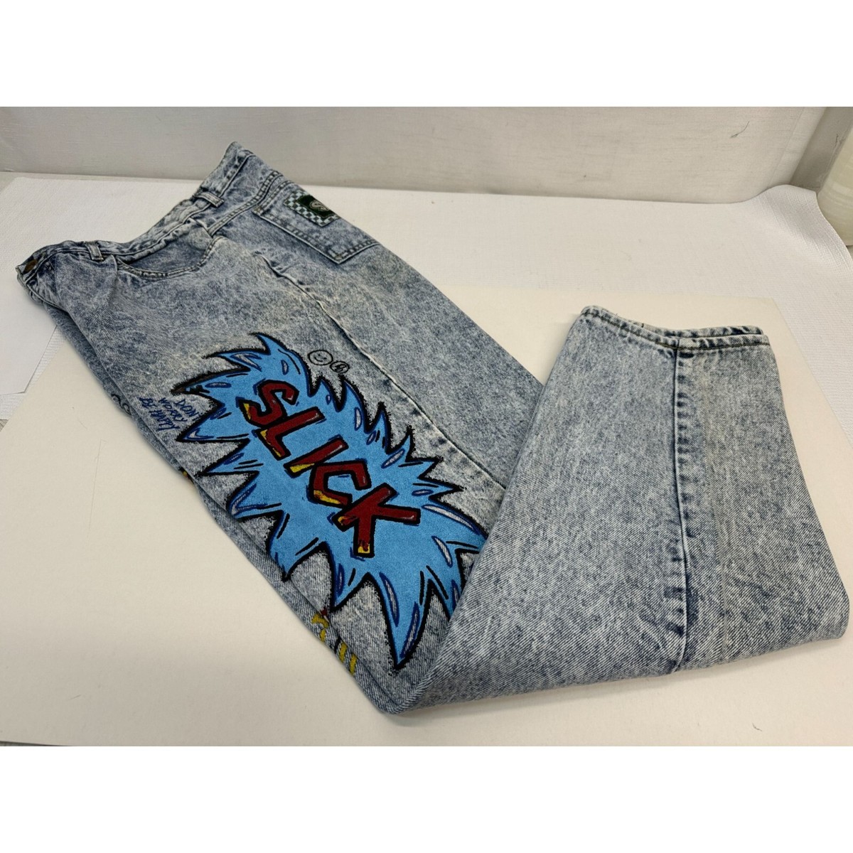 DARK FOG★Ink graffiti straight jeans DF34 1995 Straight Jeans | Black | Diesel