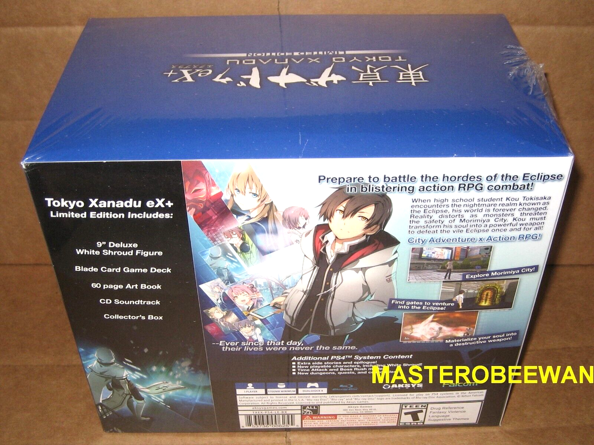 Tokyo Xanadu eX+ Limited Edition (Sony PlayStation 4, 2017) PS4