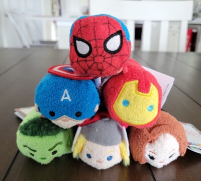 本日最終セール！MARVEL TSUM TSUM ぬいぐるみ 16点セット Disney Tsum Tsum Marvel Avengers Complete Set of 6 Mini Plush | eBay
