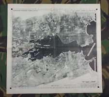 WW2 INTELLIGENCE BOMBING TARGET MAP of "TERRANOVA PAUSANIA / OLBIA" (RESTRICTED)