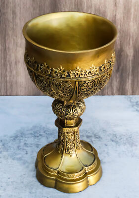 Ebros Merlin's Holy Grail The Golden Cup Of Life Chalice