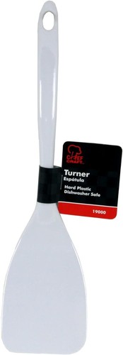 Chef Craft Basic Melamine Spatula/Turner, 11.25 inch, White - Picture 2 of 3