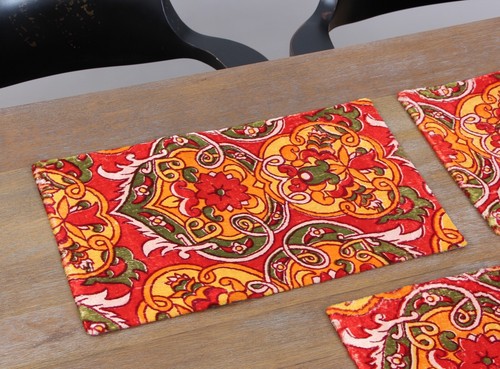 Velvet Pillow Cover Uzbek SET of 3 pcs 14.57" x 21.26" Fast Shipment 16585 - Picture 3 of 10