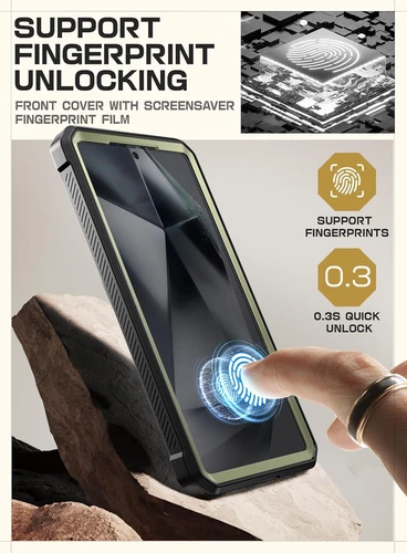 SUPCASE for Samsung Galaxy S25 Ultra Military-Grade Protection Case 2 Set Cover - Picture 10 of 38