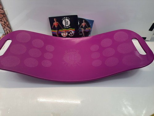 Simply FIT Balance Board ~ Das Workout Board mit einem Twist ~ violett gebraucht mit DVD - Bild 1 von 7