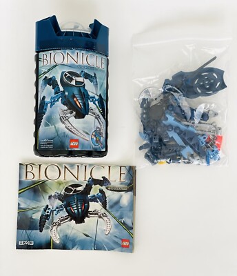LEGO 8743 Bionicle Visorak: Boggarak w/ Canister & Instructions | eBay