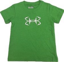 Boys Under Armour Heatgear T-shirt Green New 12M