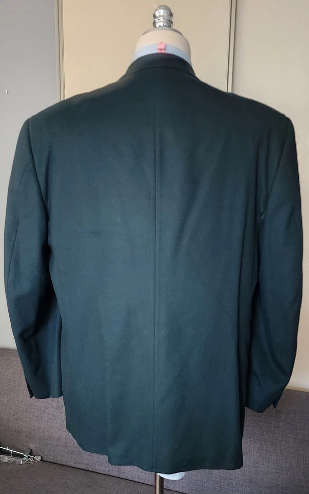Corneliani Green Wool Cashmere Sportcoat Blazer US38R Italy. - Image 4 of 4