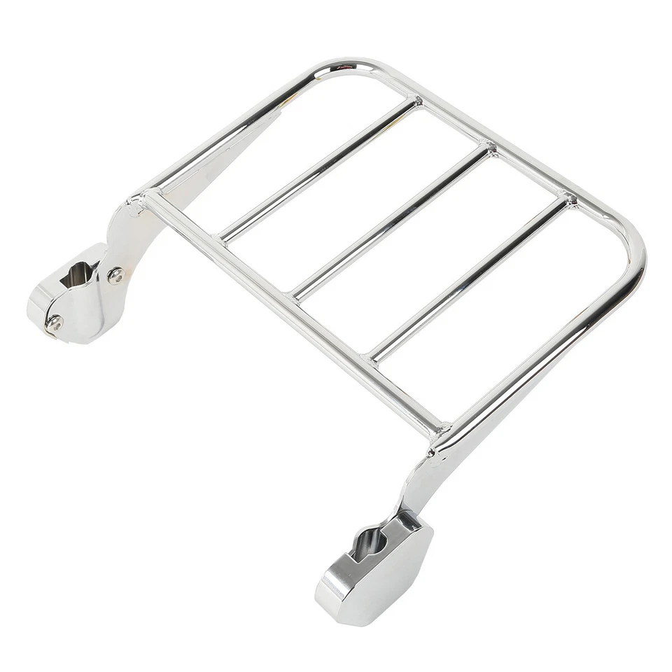Luggage Rack Fit For Harley Touring Road King Street Glide 1997-2008 2007 Chrome - Image 2 of 4