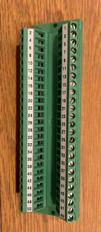 National Instruments Phoenix DFLK 50 Position Ribbon Cable Terminal Breakout - Image 3 of 4