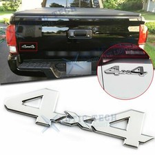 Toyota Tacoma Tundra 4x4 Emblem Rear Tailgate Chrome Badge Back Symbol Logo