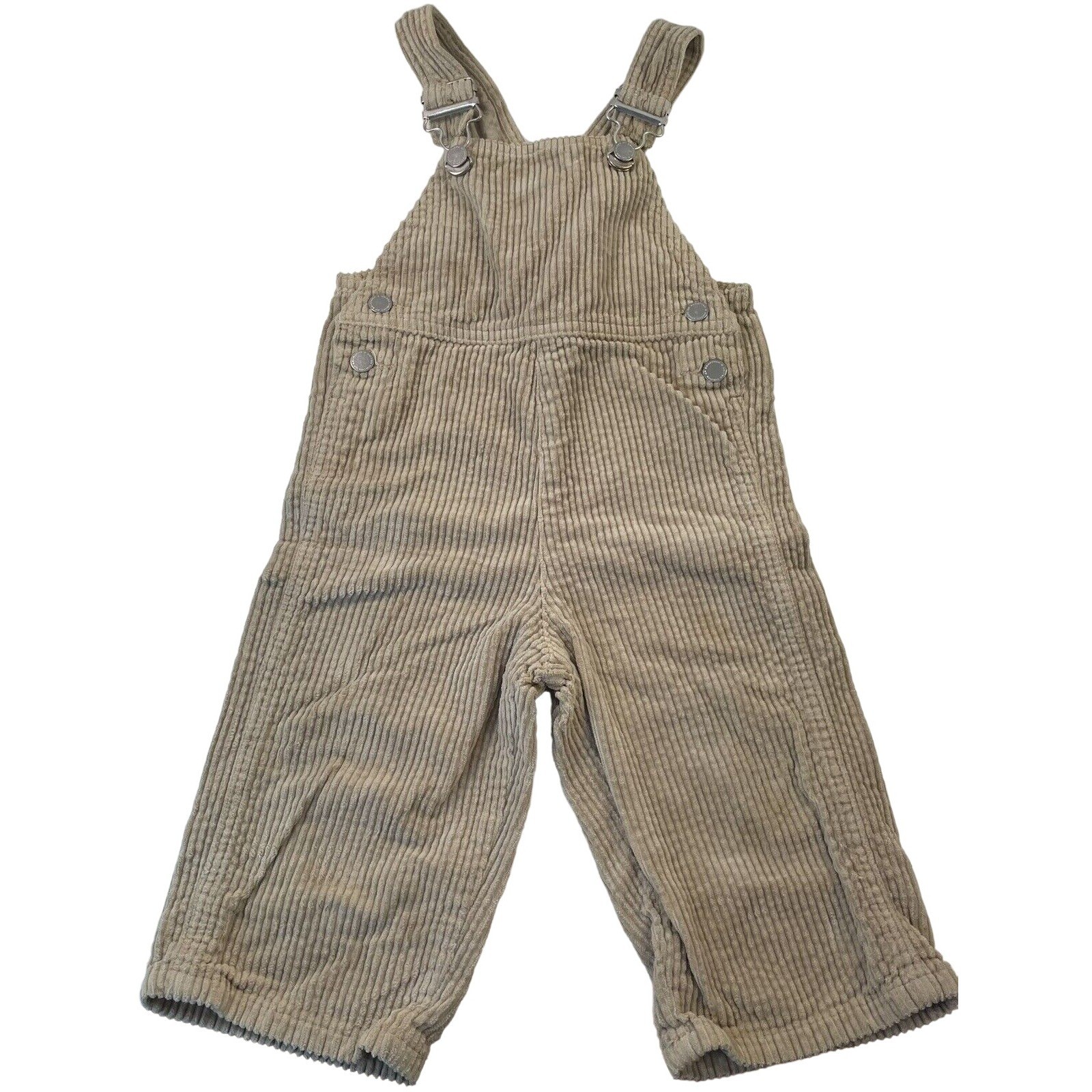 Vtg United Colors Baby Boys Corduroy Overalls Hartstrings Pant