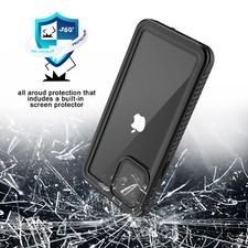 Full Body Shockproof For iPhone 17 18Pro Max 15 Waterproof Screen Protector Case