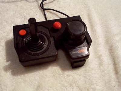 Atari 2600 CX40 + Pong Controller Coupler (Turbo Homebrew)