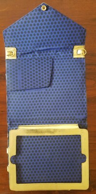 Rebecca Minkoff Tablet Case Spikey Studded Gold Metallic Leather 10 + tablet.