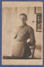 Handsome Guy Military Attractive Young Man Male Soldier Soviet Vintage Photo