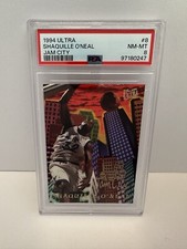 1994-95 Fleer Ultra Jam City Shaquille O'Neal  PSA 8