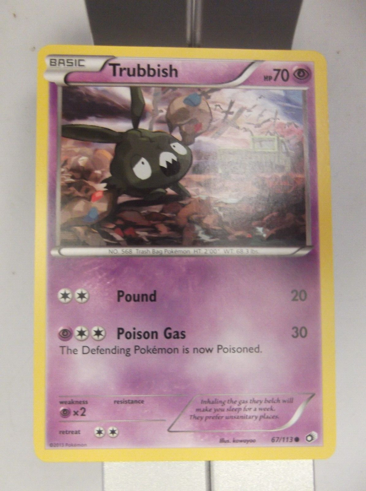 074PK067 - Trubbish- 67/ 113 - Legendary Treasures - Common *