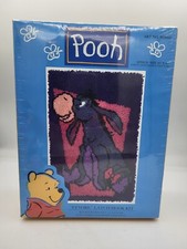 NIB "EEYORE" LATCH HOOK KIT BY Caron International Approx: 20x30 POOH