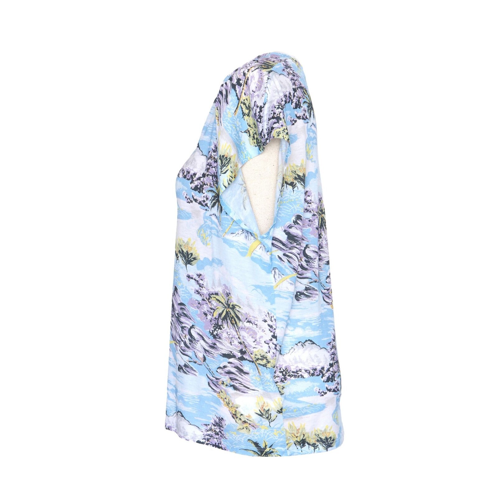 Top hawaiano Saint Laurent YSL surf vacanze resort retrò spiaggia anni 70 donna XS