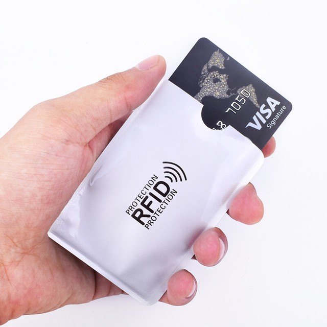 10 x RFID Blocking Card Sleeves - Secure Credit/Debit Card Holder ID Anti Theft 10 x RFID Blocking Card Sleeves - Secure Credit/Debit Card Holder ID Anti Theft