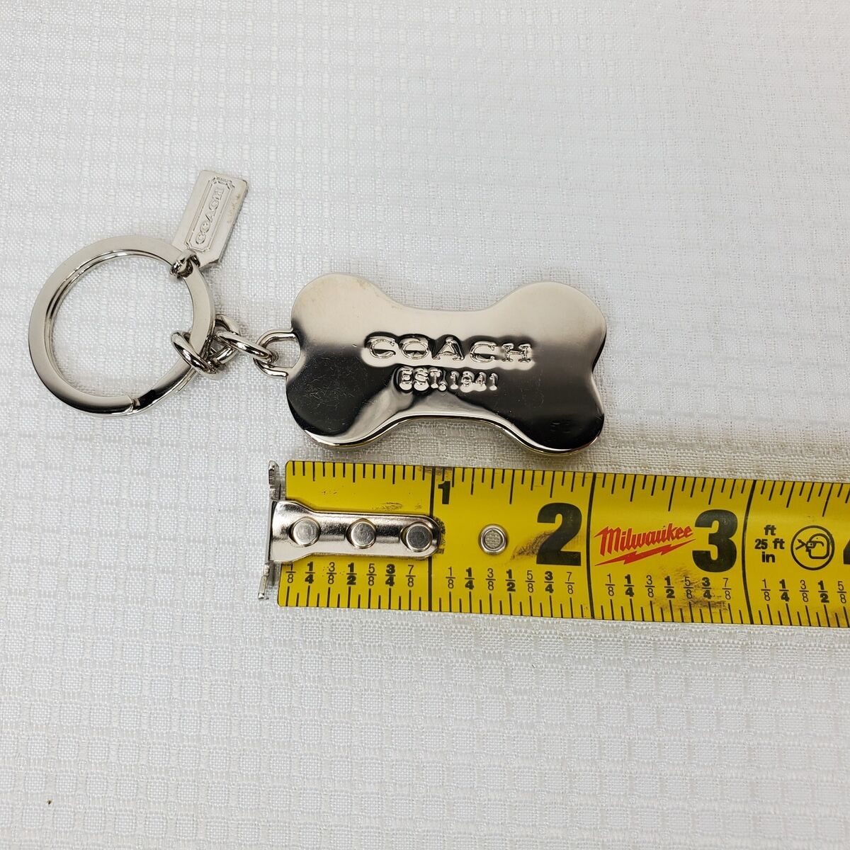 COACH Dog Bone Key Chain Key Fob | eBay COACH Dog Bone Key Chain Key Fob | eBay