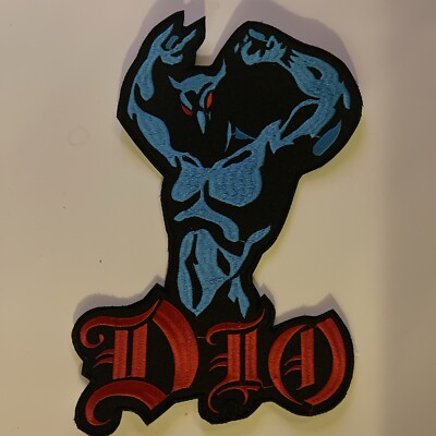 Dio Holy Diver Sew-On Back Patch For Jackets - Official Licensed, 36x29 Cm Cotton