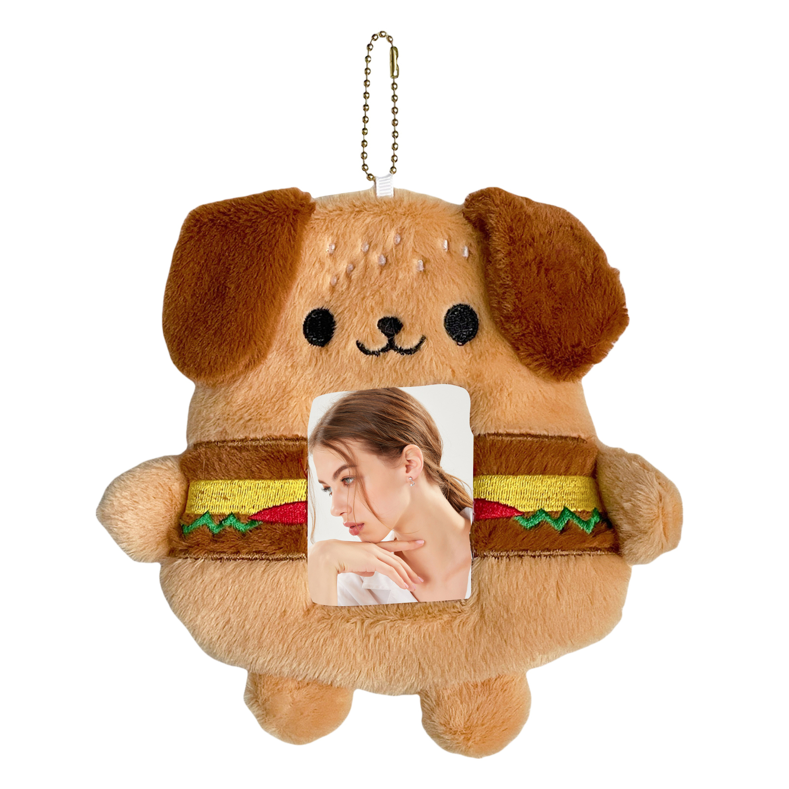 Card Holder For Kpop Fan Plush Animal Photo Card Protective Sleeve Fine refined-image