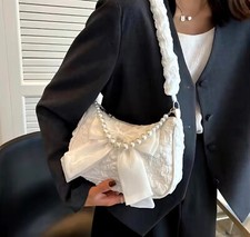 vintage pearl handbag