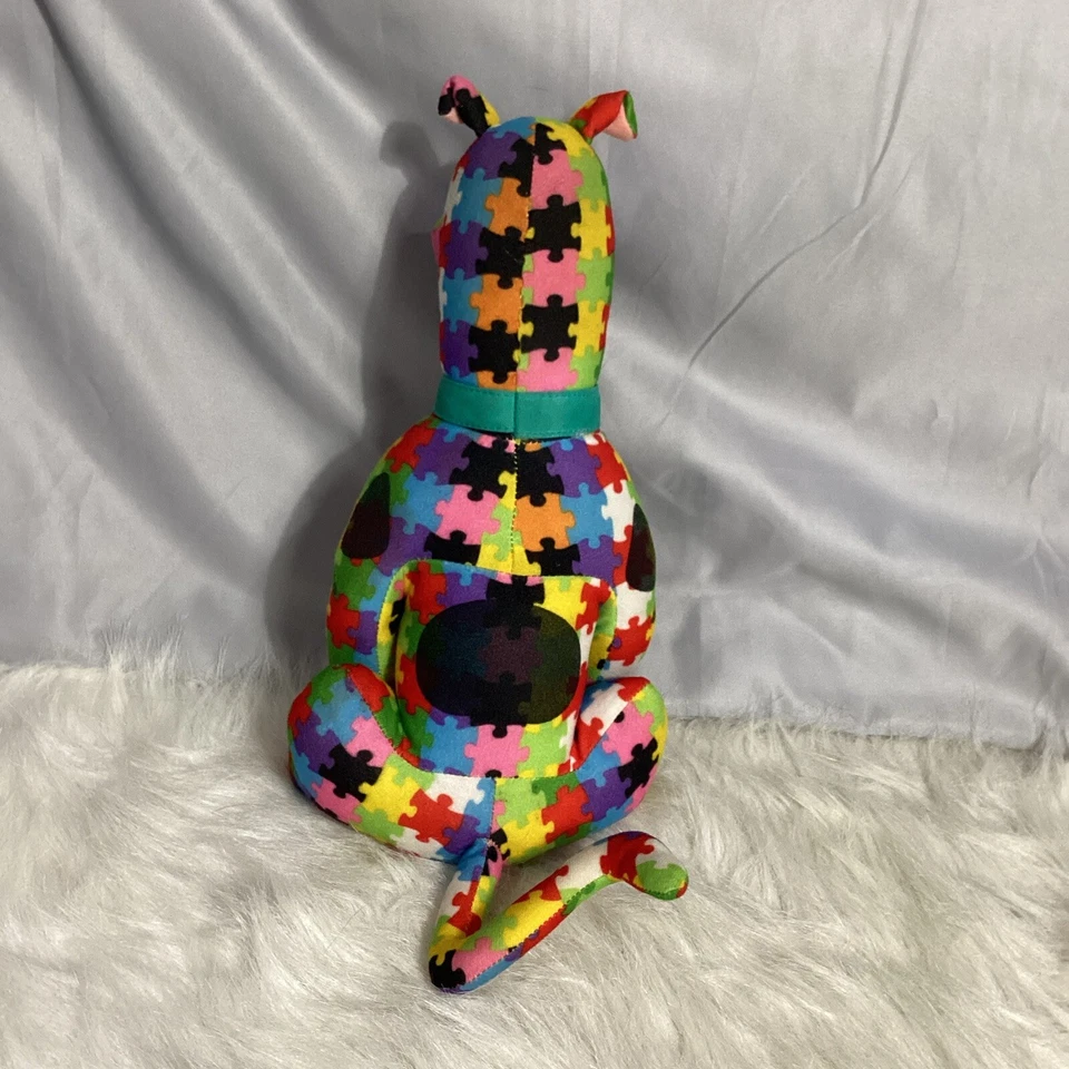 Scooby-Doo 2019 Autism Awareness 12” pieza de rompecabezas de peluche Toy Factory 89 Foto 3 de 4