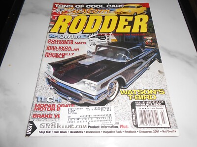 Custom Rodder Mar 2001, Waton's T-Bird, Rockabilly Rumble, KKOA 20th