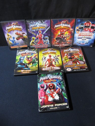 Power Rangers Misc Set of 8 DVDs - Includes Shipping!