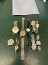 Lot Of 10 Timex Untested Men's & Women's Watch Parts Repair
