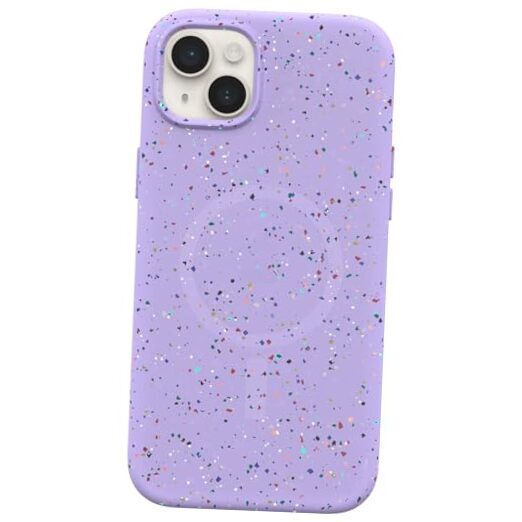 iPhone 14 Plus Sustainable Series Case with MagSafe - Mardi GRAS (), Purple