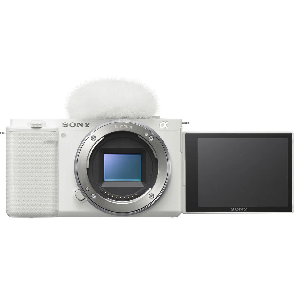 Sony ZV-E10 Vlogging Camera - White - 1 Year Warranty - FREE UK Delivery - Image 3 of 4
